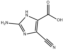 1H-Imidazole-4-carboxylicacid,2-amino-5-cyano-(9CI),125815-69-2,结构式