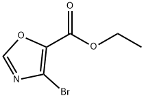 Ethyl 4-broMooxazole-5-carboxylate Structure