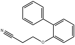 3-(2-Phenylphenoxy)propanenitrile Structure