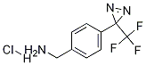 4-[3-(三氟甲基)-3H-双吖丙啶-3-基]苄胺盐酸盐 结构式