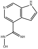 1H-Pyrrolo[2,3-c]pyridine-4-carboxiMidaMide, N-hydroxy- Structure