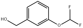 3-(二氟甲氧基)苯甲醇 结构式