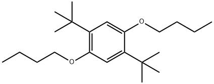 1,4-ジブトキシ-2,5-ジ-tert-ブチルベンゼン 化学構造式