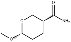 2H-Pyran-3-carboxamide,tetrahydro-6-methoxy-,cis-(9CI),125927-54-0,结构式
