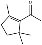 Ethanone, 1-(2,5,5-trimethyl-1-cyclopenten-1-yl)- (9CI) Struktur