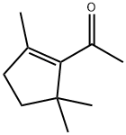 Ethanone, 1-(2,5,5-trimethyl-1-cyclopenten-1-yl)- (9CI) 化学構造式