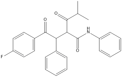 2-[2-(4-Fluorophenyl)-2-oxo-1-phenylethyl]-4-methyl-3-oxo-N-phenylpentanamide