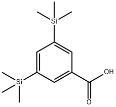 3,5-BIS-TRIMETHYLSILANYL-BENZOIC ACID 化学構造式