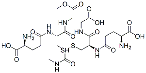 S-(N-METHYLCARBAMOYL)GLUTATHIONEMONOMETHYLESTER,125974-20-1,结构式