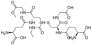 S-(N-ETHYLCARBAMOYL)GLUTATHIONEMONOMETHYLESTER 结构式