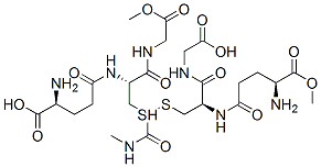S-(N-METHYLCARBAMOYL)GLUTATHIONEDIMETHYLESTER,125974-22-3,结构式