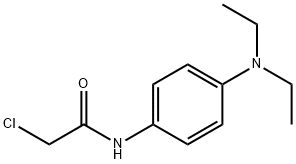 2-クロロ-N-[4-(ジエチルアミノ)フェニル]アセトアミド 化学構造式