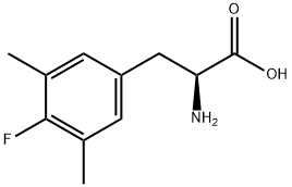 4-氟-3,5-二甲基L-DL-苯丙氨酸 结构式