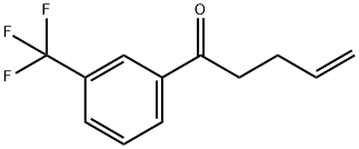 1- [3-(三氟甲基)苯基]戊-4-烯-1-酮 结构式