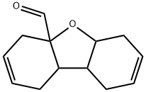 1,5a,6,9,9a,9b-ヘキサヒドロ-4a(4H)-ジベンゾフランカルボアルデヒド 化学構造式