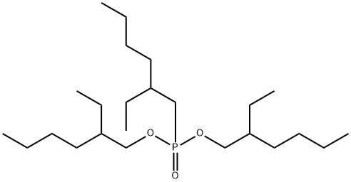 (2-エチルヘキシル)ホスホン酸ビス(2-エチルヘキシル) 化学構造式