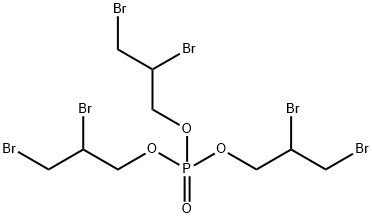 磷酸三(2,3-二溴丙基)酯,126-72-7,结构式