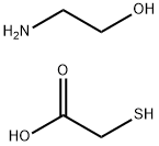 乙醇胺巯基乙酸盐(1:1), 126-97-6, 结构式