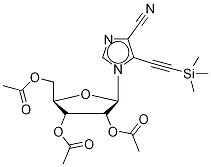 126004-21-5 5-(2-(Trimethylsilyl)-1-ethyn-1-yl)-1-(2’,3’,5’-tri-O-acetyl--D-ribofuranosyl)-imidazo-4-carbonitrile