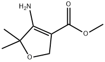 Methyl 4-amino-5,5-dimethyl-2,5-dihydrofuran-3-carboxylate Structure