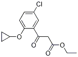 Ethyl 3-(5-chloro-2-cyclopropoxyphenyl)-3-oxopropanoate Structure