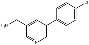 (5-(4-chlorophenyl)pyridin-3-yl)methanamine|1260180-20-8