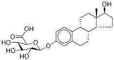 17β-Estradiol-d3 3-β-D-Glucuronide Structure