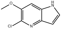 1H-Pyrrolo[3,2-b]pyridine, 5-chloro-6-Methoxy- Structure