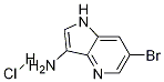 6-broMo-1H-pyrrolo[3,2-b]pyridin-3-aMine hydrochloride 化学構造式