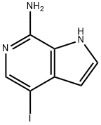 1H-Pyrrolo[2,3-c]pyridin-7-aMine, 4-iodo- Structure