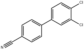4-(3,4-Dichlorophenyl)benzonitrile, 1260497-25-3, 结构式