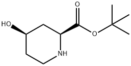 2-Piperidinecarboxylic acid, 4-hydroxy-, 1,1-dimethylethyl ester, (2S,4R)- Structure