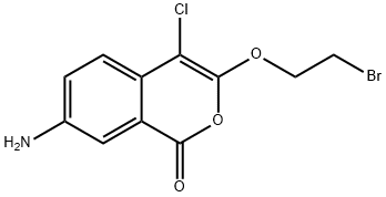 7-amino-3-(2-bromoethoxy)-4-chloroisocoumarin|7-氨基-3-(2-溴乙氧基)-4-氯-1H-异色-1-酮