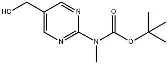 (5-HydroxyMethyl-pyriMidin-2-yl)-Methyl-carbaMic acid tert-butyl ester Structure