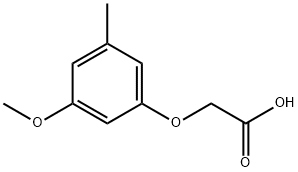 2-(3-Methoxy-5-methylphenoxy)acetic acid Structure