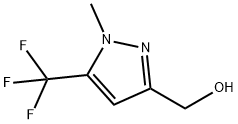 (1-Methyl-5-(trifluoromethyl)-1H-pyrazol-3-yl)methanol Structure