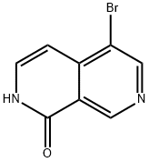 2,7-Naphthyridin-1(2H)-one, 5-broMo- Structure