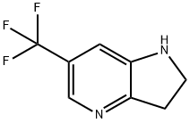 6-(三氟甲基)-2,3-二氢-1H-吡咯并[3,2-B]吡啶, 1260664-09-2, 结构式