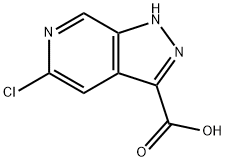 5-chloro-1H-pyrazolo[3,4-c]pyridine-3-carboxylic acid Structure