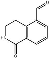 5-Isoquinolinecarboxaldehyde, 1,2,3,4-tetrahydro-1-oxo- Struktur