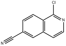 1-氯异喹啉-6-甲腈,1260664-41-2,结构式