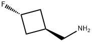 trans-(3-Fluorocyclobutyl)MethaMine hydrochloride Struktur