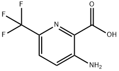 3-AMINO-6-(TRIFLUOROMETHYL)PICOLINIC ACID,1260666-45-2,结构式