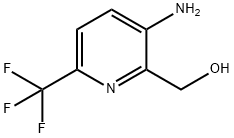 (3-Amino-6-trifluoromethyl-pyridin-2-yl)-methanol 化学構造式