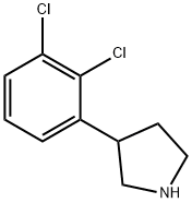 3-(2,3-二氯苯基)吡咯烷,1260771-31-0,结构式