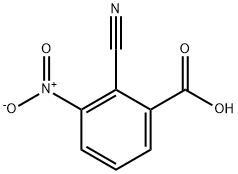 2-cyano-3-nitrobenzoic acid Struktur