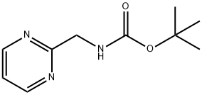 (ピリミジン-2-イルメチル)カルバミン酸TERT-ブチル 化学構造式