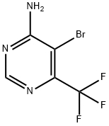 5-Bromo-6-(trifluoromethyl)pyrimidin-4-amine|5-溴-6-(三氟甲基)嘧啶-4-胺