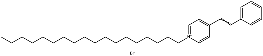 N-正十八烷基-4-苯乙烯基吡啶溴盐,126115-86-4,结构式