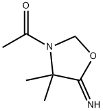 5-Oxazolidinimine, 3-acetyl-4,4-dimethyl- (9CI) 结构式